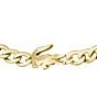 Lacoste Women's Crocodile Yellow IP Gold Line Bracelet, Color:Gold - Image 2