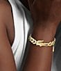 Lacoste Women's Crocodile Yellow IP Gold Line Bracelet, Color:Gold - Image 4