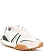 Color:White/Green - Image 1 - Women's L-Spin Deluxe Contrasted Accent Sneakers