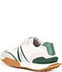 Color:White/Green - Image 3 - Women's L-Spin Deluxe Contrasted Accent Sneakers