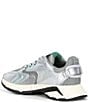 Color:Grey/Silver - Image 3 - Women's L003 Neo Textile and Leather Sneakers