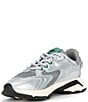 Color:Grey/Silver - Image 4 - Women's L003 Neo Textile and Leather Sneakers
