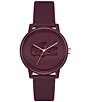 Lacoste Women's Lacoste 12.12 X-Mas Three Hand Silicone Strap Watch - Image 1