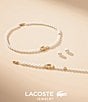 Lacoste Women's Matchpoint Stud Earrings, Color:Gold - Image 6