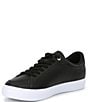 Color:Black/White - Image 4 - Women's Powercourt Leather Retro Sneakers