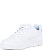 Color:White/White - Image 4 - Women's T-Clip Leather Trainers