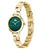 Color:Gold - Image 2 - Women's Tivol Analog Gold Tone Stainless Steel Bracelet Watch