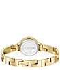 Color:Gold - Image 3 - Women's Tivol Analog Gold Tone Stainless Steel Bracelet Watch