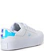 Color:White/Light Pink - Image 2 - Ziane Platform Leather Sneakers