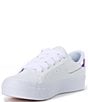 Color:White/Light Pink - Image 4 - Ziane Platform Leather Sneakers