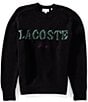 Lacoste Wool Sweater, Color:Black/Liamone - Image 1