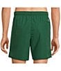 Color:Green - Image 2 - Word Print 7#double; Inseam Swim Trunks
