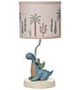Lambs & Ivy Dino-Might Custom Designed 3D Dinosaur Nursery Lamp with Shade - Image 1