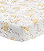 Color:Multi - Image 1 - Disney Baby Storytime Pooh Cotton Fitted Crib Sheet