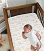 Color:Multi - Image 3 - Disney Baby Storytime Pooh Cotton Fitted Crib Sheet