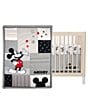 Color:Multi - Image 2 - Magical Mickey Mouse 3-Piece Nursey Crib Bedding Set