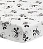 Color:Multi - Image 1 - Magical Mickey Mouse Cotton Fitted Crib Sheet