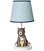 Color:Multi - Image 1 - Sierra Sky Bear Lamp with Shade & Bulb
