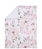 Color:Multi - Image 2 - Signature Botanical Baby Watercolor Floral Pink Sherpa Fleece Baby Blanket