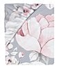 Color:Multi - Image 3 - Signature Botanical Baby Watercolor Floral Cotton Fitted Crib Sheet