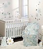Color:White/Blue - Image 4 - Sweet Daisy Collection Cotton Floral Baby Fitted Crib Sheet