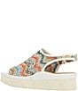 L'Amour Des Pieds Ashwin Raffia Slingback Platform Wedge Sandals - Image 3