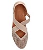 Color:Taupe Kid Suede - Image 6 - Barvett Perforated Suede Wedge Slip-Ons