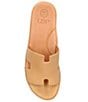 Color:Lioness - Image 6 - Catiana Leather Platform Slide Sandals