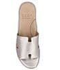 Color:Champagne Metallic - Image 5 - Catiana Leather Slide Sandals