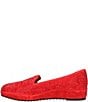 Color:Red Kid Suede - Image 4 - Correze Rhinestone Suede Platform Wedge Loafers