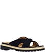 L'Amour Des Pieds Deryn Suede Slide Sandals - Image 1