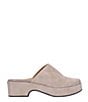 Color:Taupe Suede - Image 2 - Galana Suede Clogs