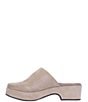 Color:Taupe Suede - Image 4 - Galana Suede Clogs