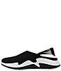 Color:Black Suede - Image 4 - Himaida Sling Platform Sneakers