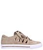 Color:Taupe Suede - Image 2 - Kanav Suede Cut-Out Sneakers