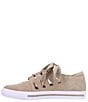Color:Taupe Suede - Image 4 - Kanav Suede Cut-Out Sneakers