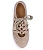 Color:Taupe Suede - Image 6 - Kanav Suede Cut-Out Sneakers