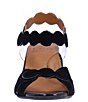 Color:Black - Image 5 - Lavantia Suede Dress Sandals