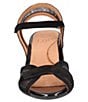 Color:Black Suede - Image 5 - Mahiya Suede Mesh Block Heel Dress Sandals