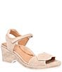 Color:Taupe/White - Image 1 - Marora Suede Dress Sandals