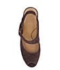 Color:Chocolate Suede - Image 6 - Onella Suede Ankle Strap Sandals