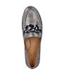 Color:Pewter Stardust - Image 6 - Yozey Suede Chain Platform Driver Loafers