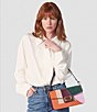 LANCEL Angele De Lancel Medium Patchwork Flap Shoulder Bag - Image 5