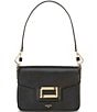 LANCEL Angele Flap Small Shoulder Bag, Color:Black - Image 1