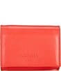 Color:Tomato - Image 1 - Billie Mini Flap Wallet