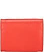 Color:Tomato - Image 2 - Billie Mini Flap Wallet