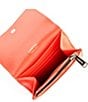 Color:Tomato - Image 3 - Billie Mini Flap Wallet