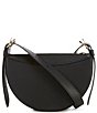 LANCEL Faubourg Sadle Shoulder Bag, Color:Black - Image 2