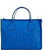 Color:Majorel Blue - Image 1 - JOUR DE LANCEL Medium Zip Tote Bag