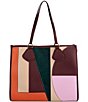 LANCEL Jour De Lancel Patwork Leather Large Tote Bag - Image 1
